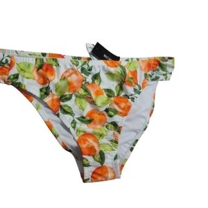 BCBG Peach DESIGN Bikini Bottom Ruched  XL New With Tag